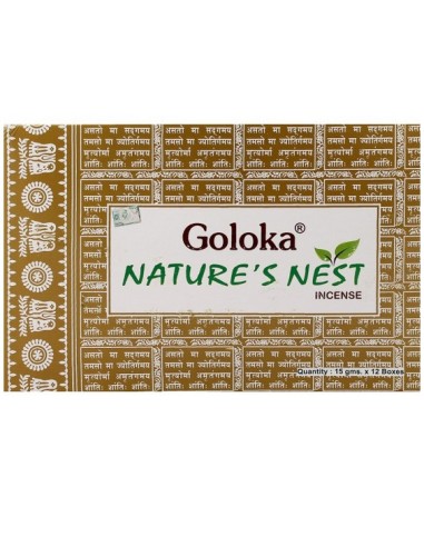 Photo de Boite d'encens 12 étuis de 15 grammes GOLOKA NATURE'S NEST - Encens.fr - Boutique ésotérique en ligne - vente de Boite 