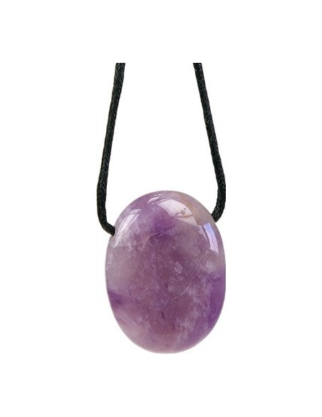 Photo de Pendentif percé en améthyste - Encens.fr - Boutique ésotérique en ligne - vente de Pendentif percé en améthyste
