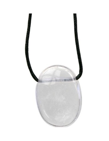 Photo de Pendentif percé en cristal de roche - Encens.fr - Boutique ésotérique en ligne - vente de Pendentif percé en cristal de