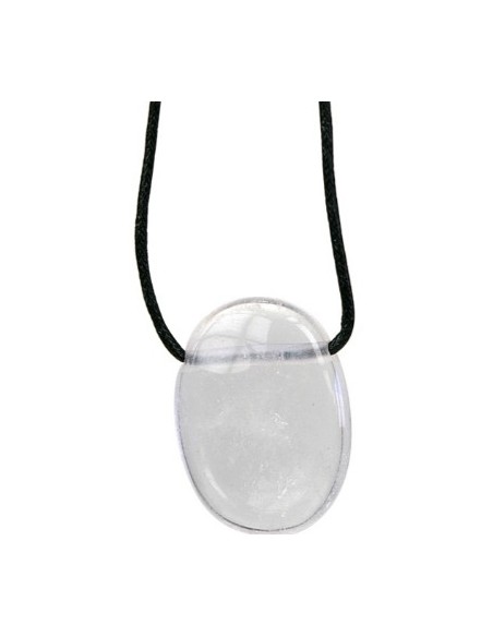 Photo de Pendentif percé en cristal de roche - Encens.fr - Boutique ésotérique en ligne - vente de Pendentif percé en cristal de