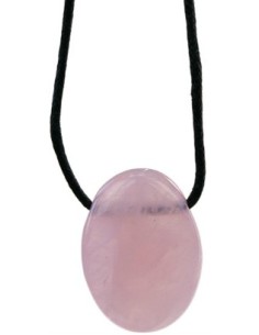 Photo de Pendentif percé en quartz rose - Encens.fr - Boutique ésotérique en ligne - vente de Pendentif percé en quartz rose