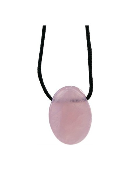 Photo de Pendentif percé en quartz rose - Encens.fr - Boutique ésotérique en ligne - vente de Pendentif percé en quartz rose