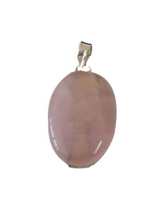 Photo de Pendentif cabochon en quartz rose - Encens.fr - Boutique ésotérique en ligne - vente de Pendentif cabochon en quartz ro