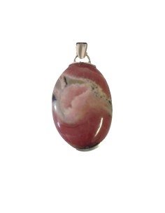 Photo de Pendentif cabochon en rhodochrosite - Encens.fr - Boutique ésotérique en ligne - vente de Pendentif cabochon en rhodoch