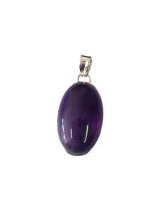 Photo de Pendentif cabochon en améthyste - Encens.fr - Boutique ésotérique en ligne - vente de Pendentif cabochon en améthyste