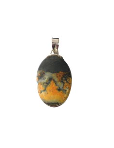 Photo de Pendentif cabochon en jaspe bumble bee - Encens.fr - Boutique ésotérique en ligne - vente de Pendentif cabochon en jasp