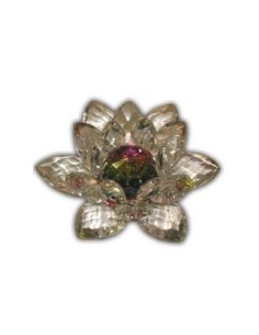 Photo de Fleur de lotus en cristal petit modèle - Encens.fr - Boutique ésotérique en ligne - vente de Fleur de lotus en cristal 