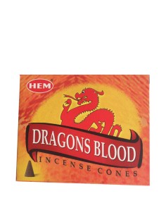 Photo de Encens HEM dragon blood en cône - Encens.fr - Boutique ésotérique en ligne - vente de Encens HEM dragon blood en cône