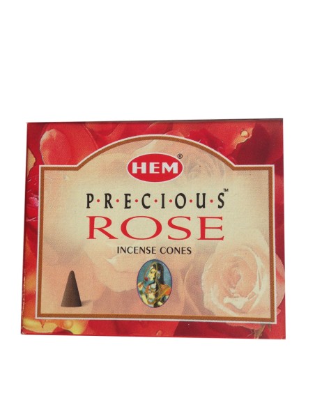Photo de Encens HEM precious rose en cône - Encens.fr - Boutique ésotérique en ligne - vente de Encens HEM precious rose en cône