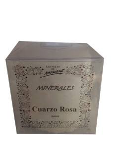 Photo de Bougie minérale au quartz rose - Encens.fr - Boutique ésotérique en ligne - vente de Bougie minérale au quartz rose