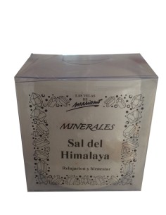 Photo de Bougie minérale au sel rose de l'himalaya - Encens.fr - Boutique ésotérique en ligne - vente de Bougie minérale au sel 