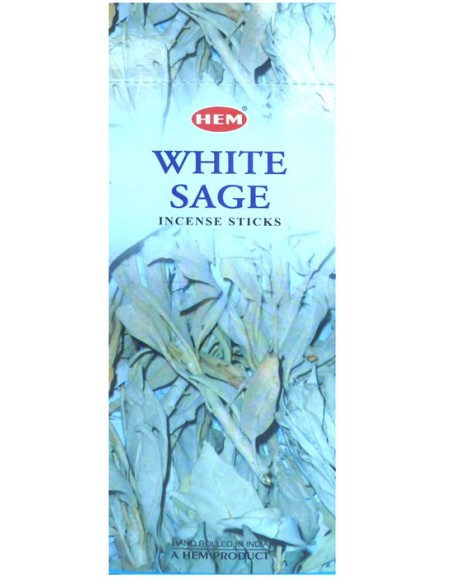 Photo de Encens HEM  sauge blanche - Encens.fr - Boutique ésotérique en ligne - vente de Encens HEM  sauge blanche