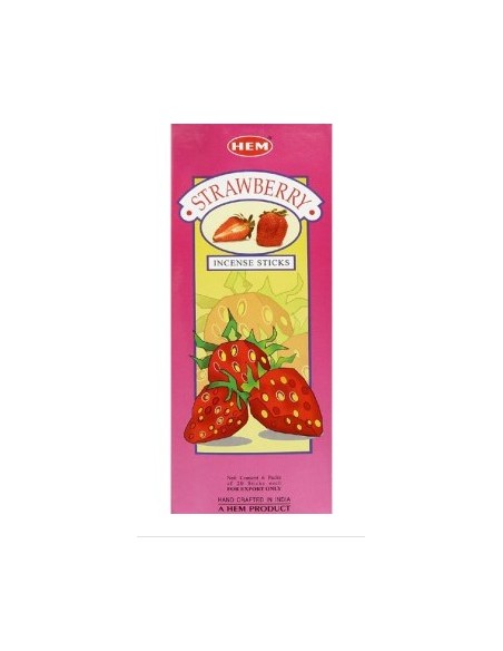 Photo de Encens HEM  Fraise - Encens.fr - Boutique ésotérique en ligne - vente de Encens HEM  Fraise