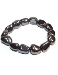 Photo de Gourmette en hématite - Encens.fr - Boutique ésotérique en ligne - vente de Gourmette en hématite