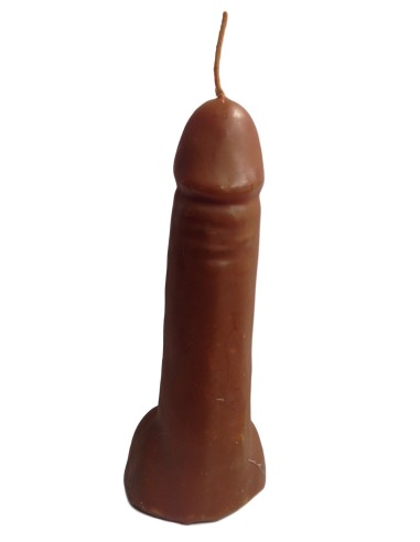 Photo de Bougie Phallus miel - Encens.fr - Boutique ésotérique en ligne - vente de Bougie Phallus miel