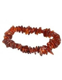 Photo de Bracelet chips d''ambre adulte - Encens.fr - Boutique ésotérique en ligne - vente de Bracelet chips d''ambre adulte