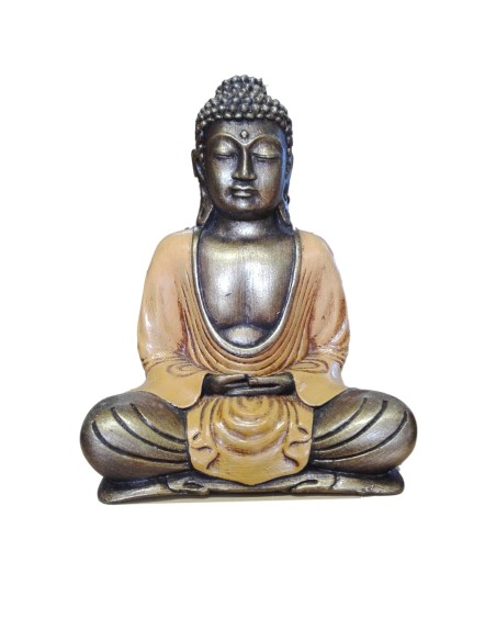 Photo de Statue Bouddha thaïlandais orange 22 cm - Encens.fr - Boutique ésotérique en ligne - vente de Statue Bouddha thaïlandai