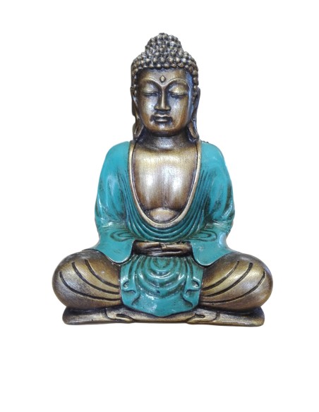 Photo de Statue Bouddha thaïlandais vert 22 cm - Encens.fr - Boutique ésotérique en ligne - vente de Statue Bouddha thaïlandais 