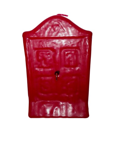 Photo de Bougie Porte rouge - Encens.fr - Boutique ésotérique en ligne - vente de Bougie Porte rouge