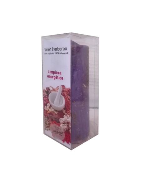 Photo de Bougie aux herbes Nettoyage des énergies - Encens.fr - Boutique ésotérique en ligne - vente de Bougie aux herbes Nettoy