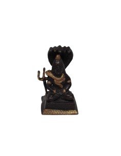 Photo de Statuette noir et doré en laiton 6 cm - Encens.fr - Boutique ésotérique en ligne - vente de Statuette noir et doré en l