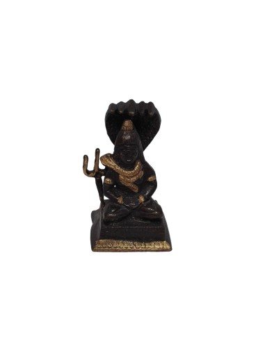 Photo de Statuette noir et doré en laiton 6 cm - Encens.fr - Boutique ésotérique en ligne - vente de Statuette noir et doré en l