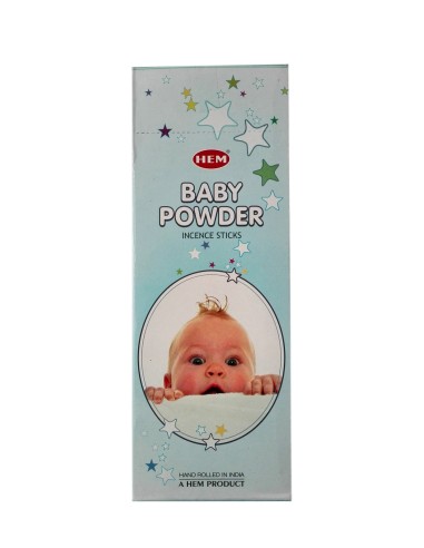 Photo de Encens HEM Baby powder - Encens.fr - Boutique ésotérique en ligne - vente de Encens HEM Baby powder