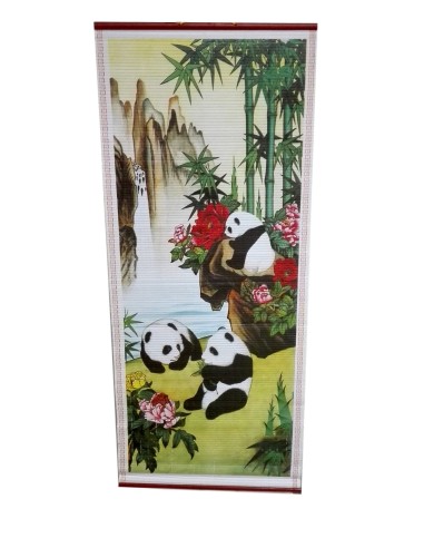 Photo de Tenture murale asiatique panda - Encens.fr - Boutique ésotérique en ligne - vente de Tenture murale asiatique panda