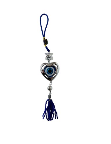 Photo de Suspension oeil turc Coeur - Encens.fr - Boutique ésotérique en ligne - vente de Suspension oeil turc Coeur