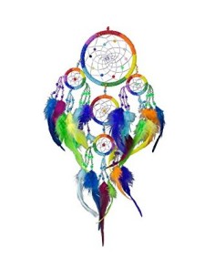 Photo de Attrape-rêves 7 chakras - Encens.fr - Boutique ésotérique en ligne - vente de Attrape-rêves 7 chakras