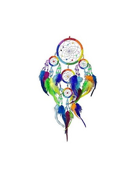 Photo de Attrape-rêves 7 chakras - Encens.fr - Boutique ésotérique en ligne - vente de Attrape-rêves 7 chakras