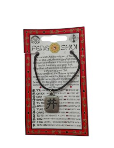 Pendentif feng shui avec symbole du CHING