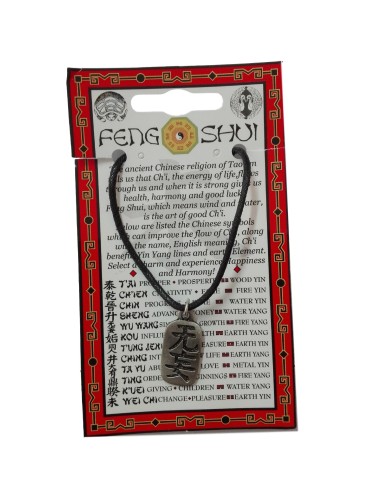 Photo de Pendentif feng shui avec symbole du WU WANG - Encens.fr - Boutique ésotérique en ligne - vente de Pendentif feng shui a