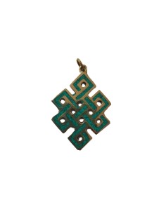 Amulette nœud sans fin en Turquoise
