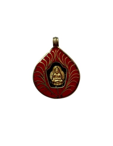 Photo de Amulette Bouddha rouge - Encens.fr - Boutique ésotérique en ligne - vente de Amulette Bouddha rouge