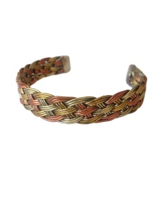 Photo de Jonc artisanal 3 métaux - Encens.fr - Boutique ésotérique en ligne - vente de Jonc artisanal 3 métaux 2