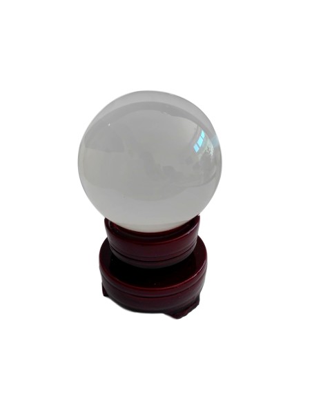 Photo de Boule de cristal de 5 cm avec support - Encens.fr - Boutique ésotérique en ligne - vente de Boule de cristal de 5 cm av