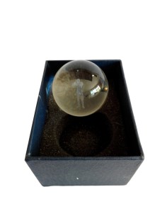 Photo de Boule en verre Golfeur 4.5 cm - Encens.fr - Boutique ésotérique en ligne - vente de Boule en verre Golfeur 4.5 cm