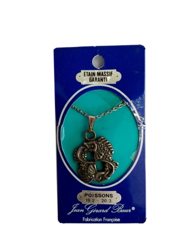 Photo de Pendentif signe zodiac Poisson - Encens.fr - Boutique ésotérique en ligne - vente de Pendentif signe zodiac Poisson