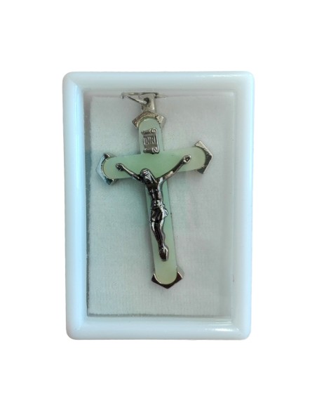 Photo de Porte clef  phosporescente Croix - Encens.fr - Boutique ésotérique en ligne - vente de Porte clef  phosporescente Croix