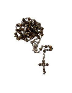Photo de Chapelet petites perles kakis - Encens.fr - Boutique ésotérique en ligne - vente de Chapelet petites perles kakis
