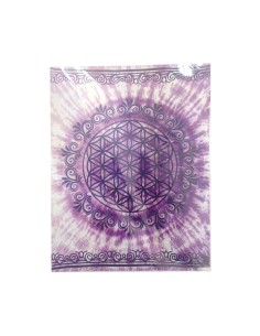 Photo de Tenture indienne Fleur de vie - Encens.fr - Boutique ésotérique en ligne - vente de Tenture indienne Fleur de vie 2
