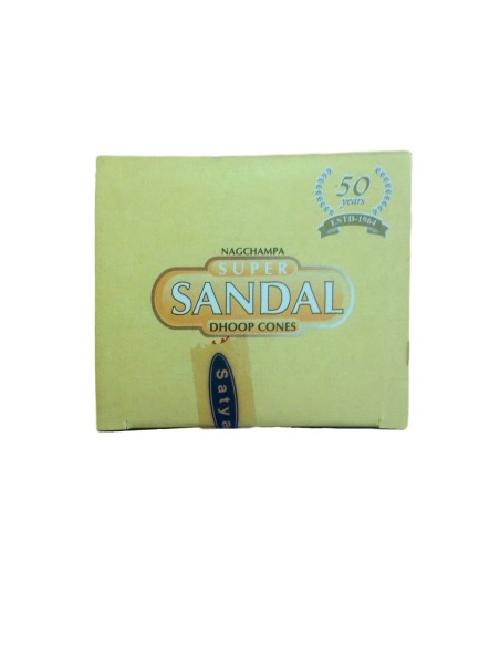 Photo de Encens Satya Super Santal en cône - Encens.fr - Boutique ésotérique en ligne - vente de Encens Satya Super Santal en cô
