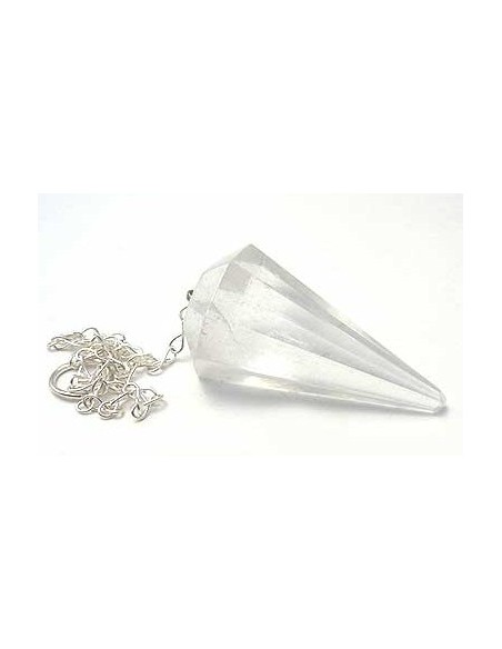 Photo de Pendule cristal faceté - Encens.fr - Boutique ésotérique en ligne - vente de Pendule cristal faceté