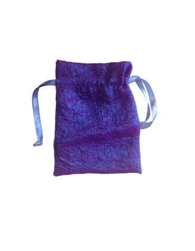 Photo de Pochette violette irisée bleue - Encens.fr - Boutique ésotérique en ligne - vente de Pochette violette irisée bleue