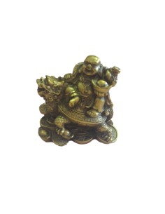 Photo de Statuette bouddha sur tortue dragon - Encens.fr - Boutique ésotérique en ligne - vente de Statuette bouddha sur tortue 