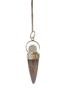 Photo de Pendule conique cristal avec  boule - Encens.fr - Boutique ésotérique en ligne - vente de Pendule conique cristal avec 
