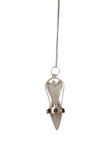 Photo de Pendule ange en cristal - Encens.fr - Boutique ésotérique en ligne - vente de Pendule ange en cristal