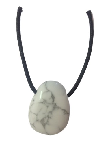 Photo de Pendentif percé en howlite - Encens.fr - Boutique ésotérique en ligne - vente de Pendentif percé en howlite