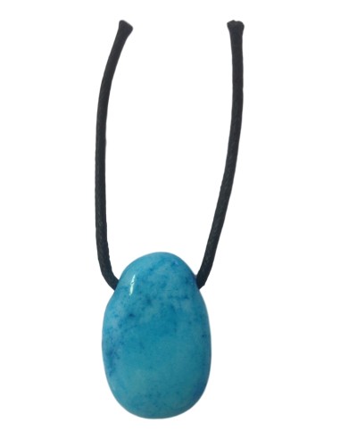 Photo de Pendentif percé en howlite turquoise - Encens.fr - Boutique ésotérique en ligne - vente de Pendentif percé en howlite t